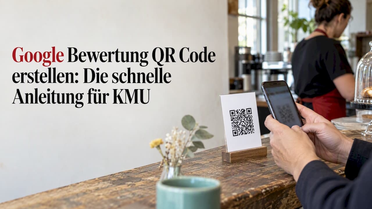 Google Bewertung QR Code erstellen: Die schnelle Anleitung für KMU