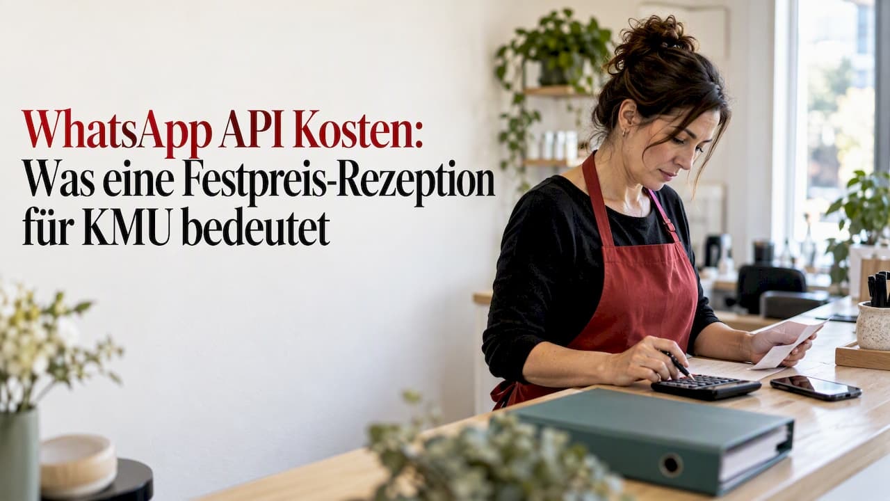 WhatsApp API Kosten: Was eine Festpreis-Rezeption für KMU bedeutet